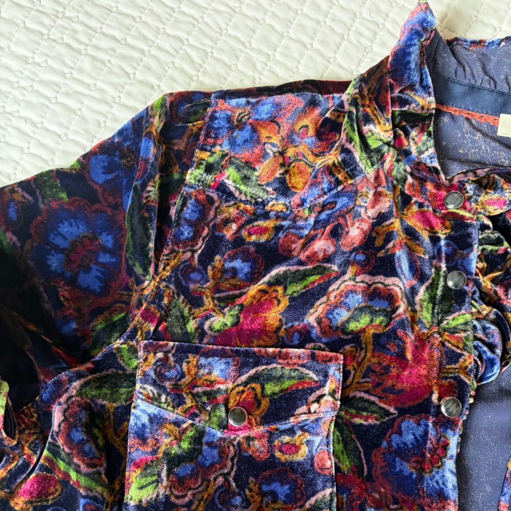 Sundance Gretel Western Velvet Button-Down Shirt - Picture 12 of 12